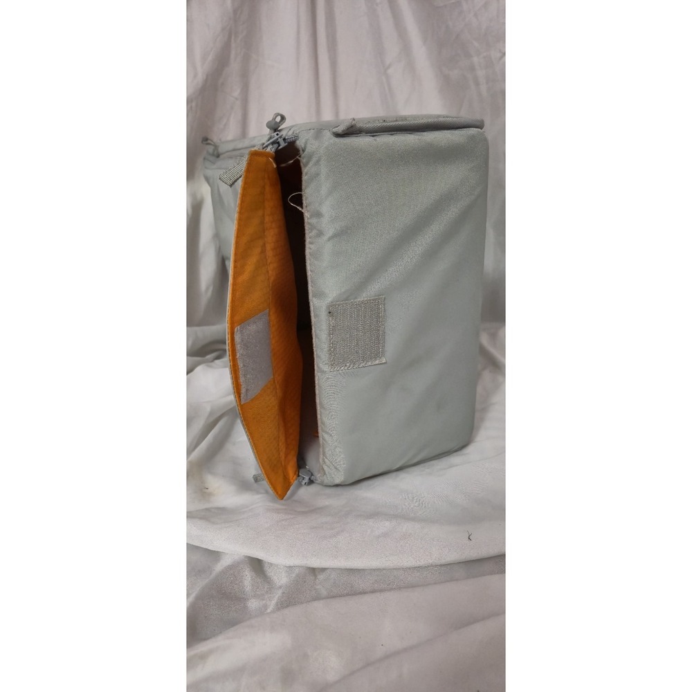 Padded Camera Bag Insert – Gray/Orange – Medium Organizer Divider Case